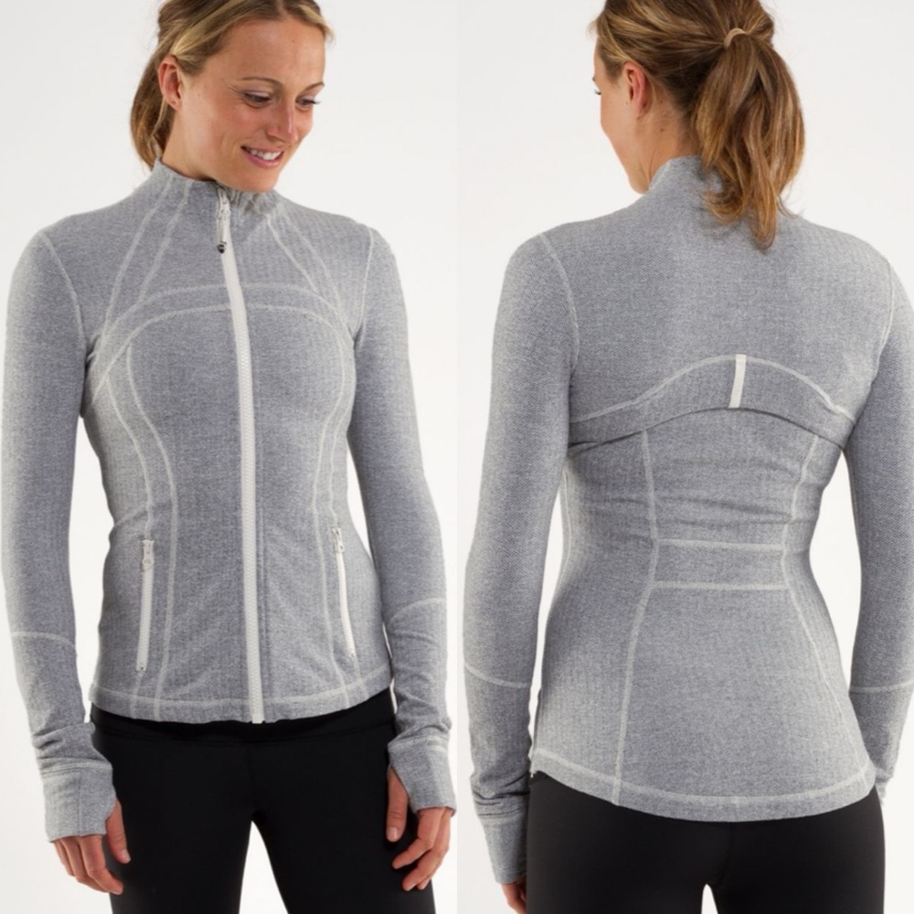 Lululemon Define Jacket *Herringbone Ghost Heathe… - image 1